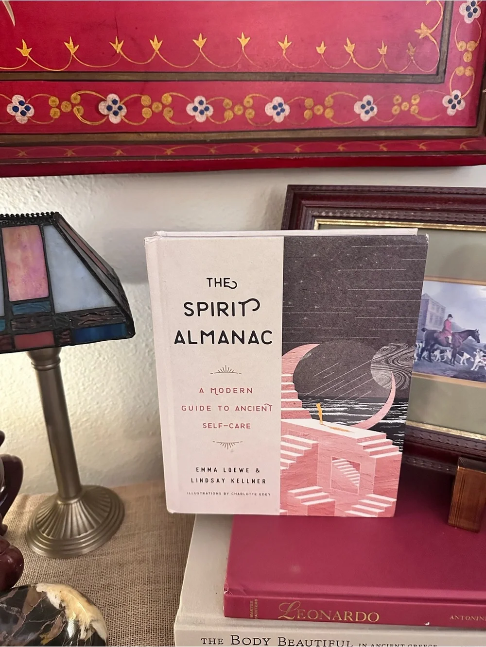 The Spirit Almanac - Modern Self-Care Guide (Pink & Cream) never used